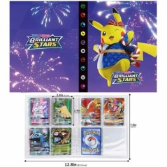 240 Pokemon kártyatartó album Pikachu Pokmon játék Vmax Gx Ex Tcg Térkép Könyvgyűjtemény Iratgyűjtő Anime mappa gyerekeknek játé