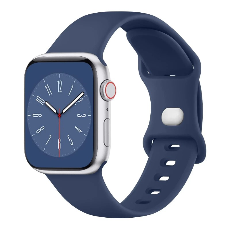 Puha szilikon szíj Apple Watchhoz 9 8 7 6 5 4 3SE pántos karkötő iWatch Ultra 49mm 45mm 41mm 40mm 44mm 38mm 42mm óraszíjhoz