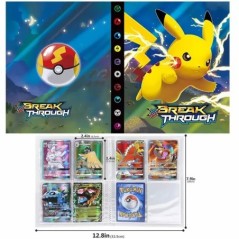 240 Pokemon kártyatartó album Pikachu Pokmon játék Vmax Gx Ex Tcg Térkép Könyvgyűjtemény Iratgyűjtő Anime mappa gyerekeknek játé