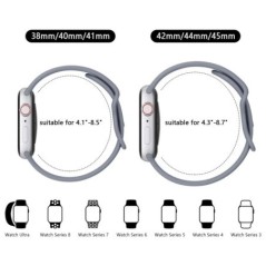 Puha szilikon szíj Apple Watchhoz 9 8 7 6 5 4 3SE pántos karkötő iWatch Ultra 49mm 45mm 41mm 40mm 44mm 38mm 42mm óraszíjhoz