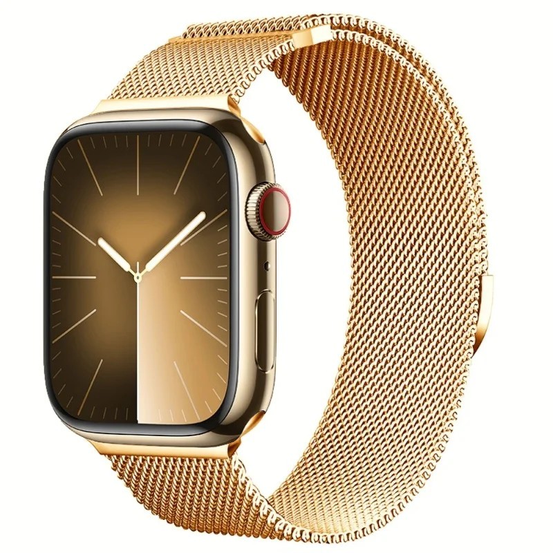 Milanese szíj Apple karórához 9 8 7 41mm 45mm Ultra/2 49mm férfi női fém légáteresztő szíj iWatch 6543SE 44mm 40mm 42mm-hez