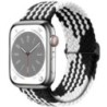 Fonott Solo Loop Apple óraszíjhoz 44mm 40mm 49mm 45mm 41mm 38mm Rugalmas Nylon karkötő iWatch sorozat 8 3 se 6 7 Ultra szíj