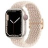 Fonott Solo Loop Apple óraszíjhoz 44mm 40mm 49mm 45mm 41mm 38mm Rugalmas Nylon karkötő iWatch sorozat 8 3 se 6 7 Ultra szíj