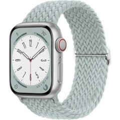 Fonott Solo Loop Apple óraszíjhoz 44mm 40mm 49mm 45mm 41mm 38mm Rugalmas Nylon karkötő iWatch sorozat 8 3 se 6 7 Ultra szíj