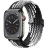 Fonott Solo Loop Apple óraszíjhoz 44mm 40mm 49mm 45mm 41mm 38mm Rugalmas Nylon karkötő iWatch sorozat 8 3 se 6 7 Ultra szíj