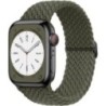 Fonott Solo Loop Apple óraszíjhoz 44mm 40mm 49mm 45mm 41mm 38mm Rugalmas Nylon karkötő iWatch sorozat 8 3 se 6 7 Ultra szíj