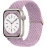 Fonott Solo Loop Apple óraszíjhoz 44mm 40mm 49mm 45mm 41mm 38mm Rugalmas Nylon karkötő iWatch sorozat 8 3 se 6 7 Ultra szíj