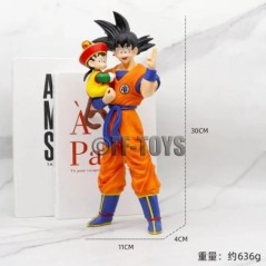 Anime Dragon Ball Son Goku Gohan figurával Son Goku figurával 30 cm PVC akciófigurák kollekció Modell játékok gyerekeknek ajándé