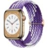 Fonott Solo Loop Apple óraszíjhoz 44mm 40mm 49mm 45mm 41mm 38mm Rugalmas Nylon karkötő iWatch sorozat 8 3 se 6 7 Ultra szíj