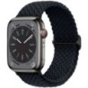 Fonott Solo Loop Apple óraszíjhoz 44mm 40mm 49mm 45mm 41mm 38mm Rugalmas Nylon karkötő iWatch sorozat 8 3 se 6 7 Ultra szíj