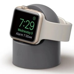 Töltőállvány Apple Watch Series Ultra/8/SE2/7/6/SE/4/3 49mm/45mm/44mm/42mm/41mm/40mm/38mm tartós szilikon éjjeliszekrény módhoz