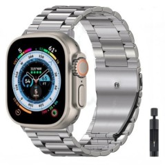 Fém szíj Apple órához Ultra/2 49mm 9 8 7 45mm 41mm Rozsdamentes acél high-end csuklópánt iWatchhoz 6 5 4 3 SE 44mm 42mm 40mm