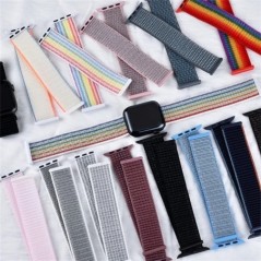 Nylon szíj Apple óra szíjhoz 49mm 45mm 41mm 44mm 40mm 42mm 38mm állítható elasztikus karkötő iWatch Ultra Series 3 4 5 SE 678