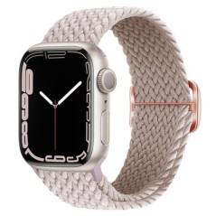 Fonott hurok Apple karóra szíjhoz 44mm 40mm 45mm 41mm 42mm 38mm 49mm elasztikus szóló karkötő iWatch series 7 se 3 6 Ultra 8 Ban