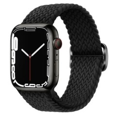 Fonott hurok Apple karóra szíjhoz 44mm 40mm 45mm 41mm 42mm 38mm 49mm elasztikus szóló karkötő iWatch series 7 se 3 6 Ultra 8 Ban