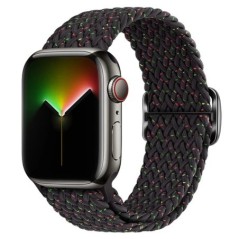 Fonott hurok Apple karóra szíjhoz 44mm 40mm 45mm 41mm 42mm 38mm 49mm elasztikus szóló karkötő iWatch series 7 se 3 6 Ultra 8 Ban