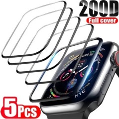 5 DB képernyővédő fólia Apple Watchhoz 7 6 SE 5 9 8 40MM 41MM 42MM 44MM 45MM 38MM kerámia fólia IWatch Ultra 49MM nem üveghez