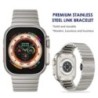 Titán színes pánt Apple Watch Ultra 2 49mm 9 8 7 5 4 se 6 hurok iwatchhoz 45mm 41 42 44mm 38 40mm rozsdamentes acél karkötő