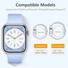 Szilikon szíj Apple Watch Band Ultra 49mm 45/44/42mm óraszíjhoz 41/40mm iwatch gumi sport karkötő az iWatch Series 76543 készülé