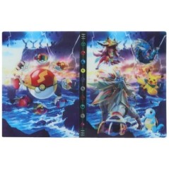 Pokémon Album 540 9 Pocket Card Grande 3D 432 Nagy könyv Rajzfilm Játék Játék Iratgyűjtő gyűjtemény Tartó Térkép Mappa Betöltött