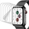 Képernyővédő Fólia Átlátszó teljes védőfólia Apple Watchhoz 9 8 7 6 SE 5 4 45MM 41MM 40MM 44MM Nem üveg iWatch 3 38MM 42MM-hez