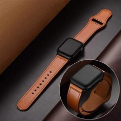 Bőr szíj Apple óraszíjhoz 44mm 45mm 41mm 40mm 49mm 42mm 38mm 45 44 mm correa karkötő iWatch sorozat 3 4 6 SE 7 8 ultra