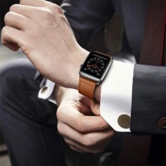 Bőr szíj Apple óraszíjhoz 44mm 45mm 41mm 40mm 49mm 42mm 38mm 45 44 mm correa karkötő iWatch sorozat 3 4 6 SE 7 8 ultra