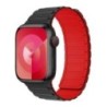 Mágneses hurok Apple óra szíjhoz 44mm 40mm 49mm 45mm 41mm 38mm szilikon karkötő iWatch Series 9 8 7 6 5 4 3 Se ultra 2 szíj