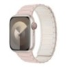 Mágneses hurok Apple óra szíjhoz 44mm 40mm 49mm 45mm 41mm 38mm szilikon karkötő iWatch Series 9 8 7 6 5 4 3 Se ultra 2 szíj