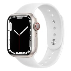 Szilikon Apple óra szíjhoz 44mm 40mm 45mm 41mm 42mm 38mm 49mm 41 44 45 mm karkötő IWatch Series 7 6 5 4 3 SE 8 Ultra Strap