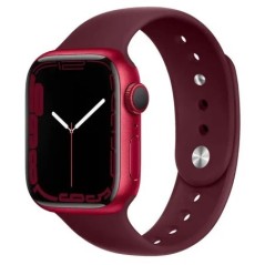 Szilikon Apple óra szíjhoz 44mm 40mm 45mm 41mm 42mm 38mm 49mm 41 44 45 mm karkötő IWatch Series 7 6 5 4 3 SE 8 Ultra Strap