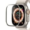 Képernyővédő üveg Apple Watch Ultra 2 49 mm-es fém edzett keretes karcmentes IWatch Series Ultra 49 mm-es tartozékokhoz