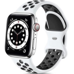 Szilikon szíj Apple Watch szíjhoz 44mm 45mm 49mm 40mm 41mm puha óraszíj correa karkötő iWatch sorozat 3 4 5 6 7 se 8 ultra