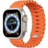 Szilikon szíj Apple órához Ultra/2 49mm Sport lélegző puha csuklópánt iwatchhoz 9 8 7 6 5 4 SE 45mm 41mm 44mm 42mm 40mm