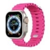 Szilikon szíj Apple órához Ultra/2 49mm Sport lélegző puha csuklópánt iwatchhoz 9 8 7 6 5 4 SE 45mm 41mm 44mm 42mm 40mm