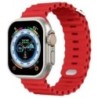 Szilikon szíj Apple órához Ultra/2 49mm Sport lélegző puha csuklópánt iwatchhoz 9 8 7 6 5 4 SE 45mm 41mm 44mm 42mm 40mm