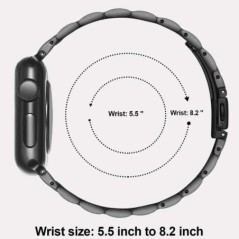 Rozsdamentes acél szíj Apple Watch Ultra 2 Band 49mm 42mm 44mm fém karkötőhöz iWatch Series 9 8 7 6 SE 5 4 3 Women 45mm 41mm