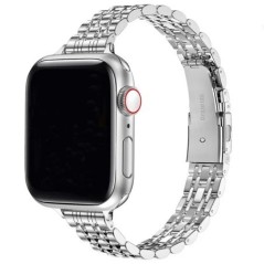 Rozsdamentes acél szíj Apple Watch Ultra 2 Band 49mm 42mm 44mm fém karkötőhöz iWatch Series 9 8 7 6 SE 5 4 3 Women 45mm 41mm