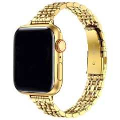 Rozsdamentes acél szíj Apple Watch Ultra 2 Band 49mm 42mm 44mm fém karkötőhöz iWatch Series 9 8 7 6 SE 5 4 3 Women 45mm 41mm