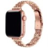 Rozsdamentes acél szíj Apple Watch Ultra 2 Band 49mm 42mm 44mm fém karkötőhöz iWatch Series 9 8 7 6 SE 5 4 3 Women 45mm 41mm