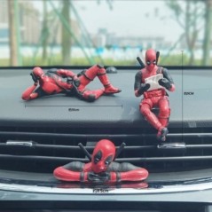 Anime Deadpool 2 akciófigura ülő fekvő testhelyzet Modell Anime X-Men mini baba dekorációs kollekció figurák ajándékok