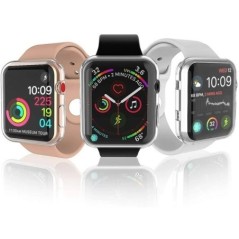 45 mm 41 mm 44 mm 40 mm 42 mm 38 mm képernyővédő fólia Apple Watch iwatch sorozathoz 7 SE 6 5 4 3 tok Full TPU lökhárító burkola