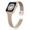 Vékony karkötő Fém szíj Apple Watchhoz 9 8 7 6 SE 5 4 38 40 41 45 49MM Ultra rozsdamentes acél Milanese szíj iwatch 42 44MM-hez