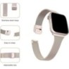 Vékony karkötő Fém szíj Apple Watchhoz 9 8 7 6 SE 5 4 38 40 41 45 49MM Ultra rozsdamentes acél Milanese szíj iwatch 42 44MM-hez