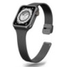 Vékony karkötő Fém szíj Apple Watchhoz 9 8 7 6 SE 5 4 38 40 41 45 49MM Ultra rozsdamentes acél Milanese szíj iwatch 42 44MM-hez