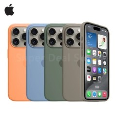 Eredeti Apple szilikon tok iPhone 15 Pro Max készülékhez Magsafe fedéllel, vezeték nélküli mágneses töltéssel iPhone 15 Plus tok