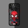 Cartoon Marvel Spiderman Groot telefontok Apple iPhone 15 Pro Max XR 12 Mini SE 13 14 Plus 11 Pro 8 XS X 7 ütésálló burkolathoz