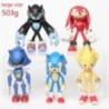 5db szett Aranyos Sonic PVC karakter játék sündisznó árnyék farok figura 14 cm modell babák gyerek állat játék születésnapi aján