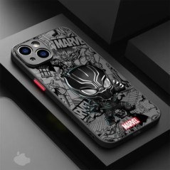 Cartoon Marvel Spiderman Groot telefontok Apple iPhone 15 Pro Max XR 12 Mini SE 13 14 Plus 11 Pro 8 XS X 7 ütésálló burkolathoz