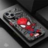 Cartoon Marvel Spiderman Groot telefontok Apple iPhone 15 Pro Max XR 12 Mini SE 13 14 Plus 11 Pro 8 XS X 7 ütésálló burkolathoz